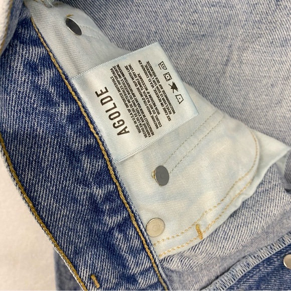 Agolde 90's Mid Rise High Waisted Jeans 28 - Picture 4 of 12